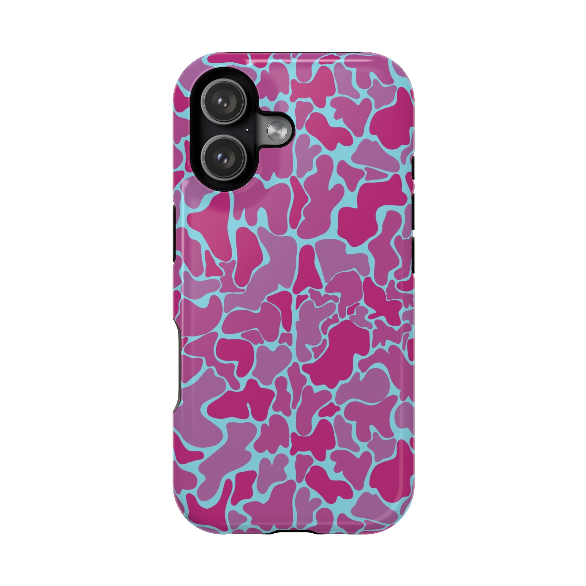 Pink Purple Camo Magnetic Impact-Resistant Case