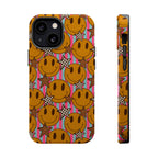 Retro Smiley Pattern Magnetic Impact-Resistant Case