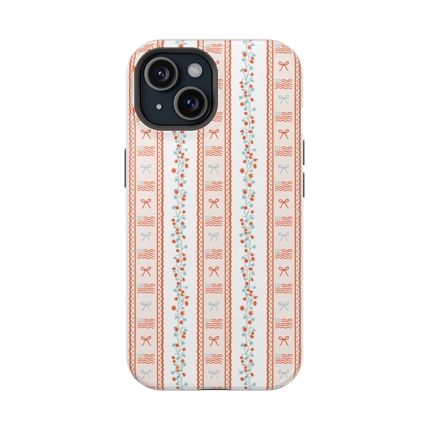 Bows & Stripes Forever Magnetic Phone Case