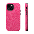 Pink Leopard Magnetic Impact-Resistant Phone Case