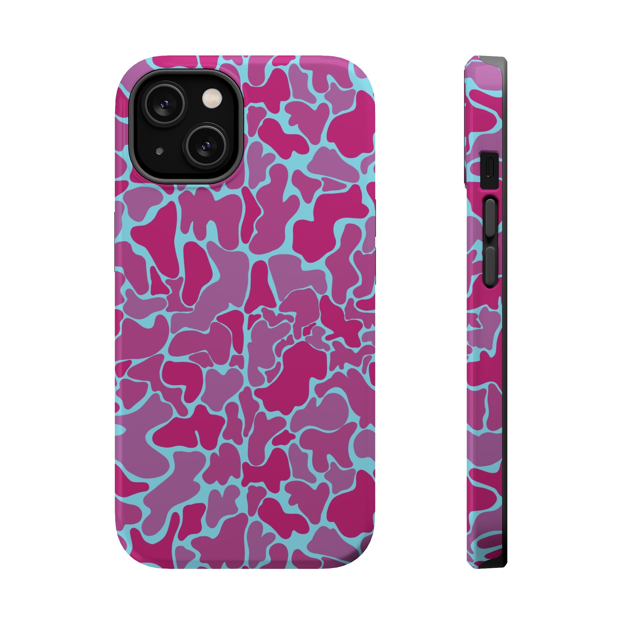 Pink Purple Camo Magnetic Impact-Resistant Case