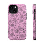 Pink Spiderweb Magnetic Impact Phone Case