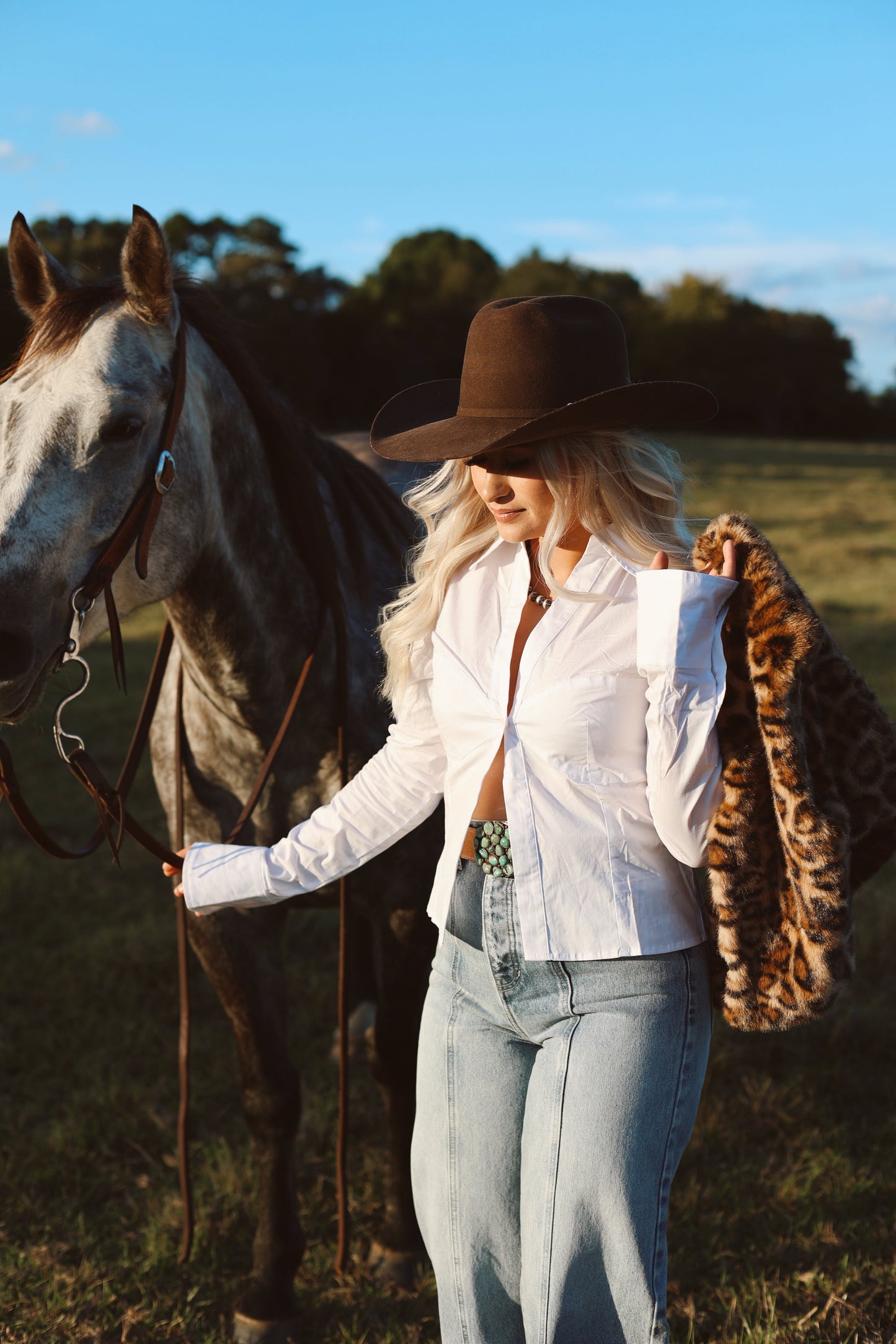 THE LEOPARD FUR VEST