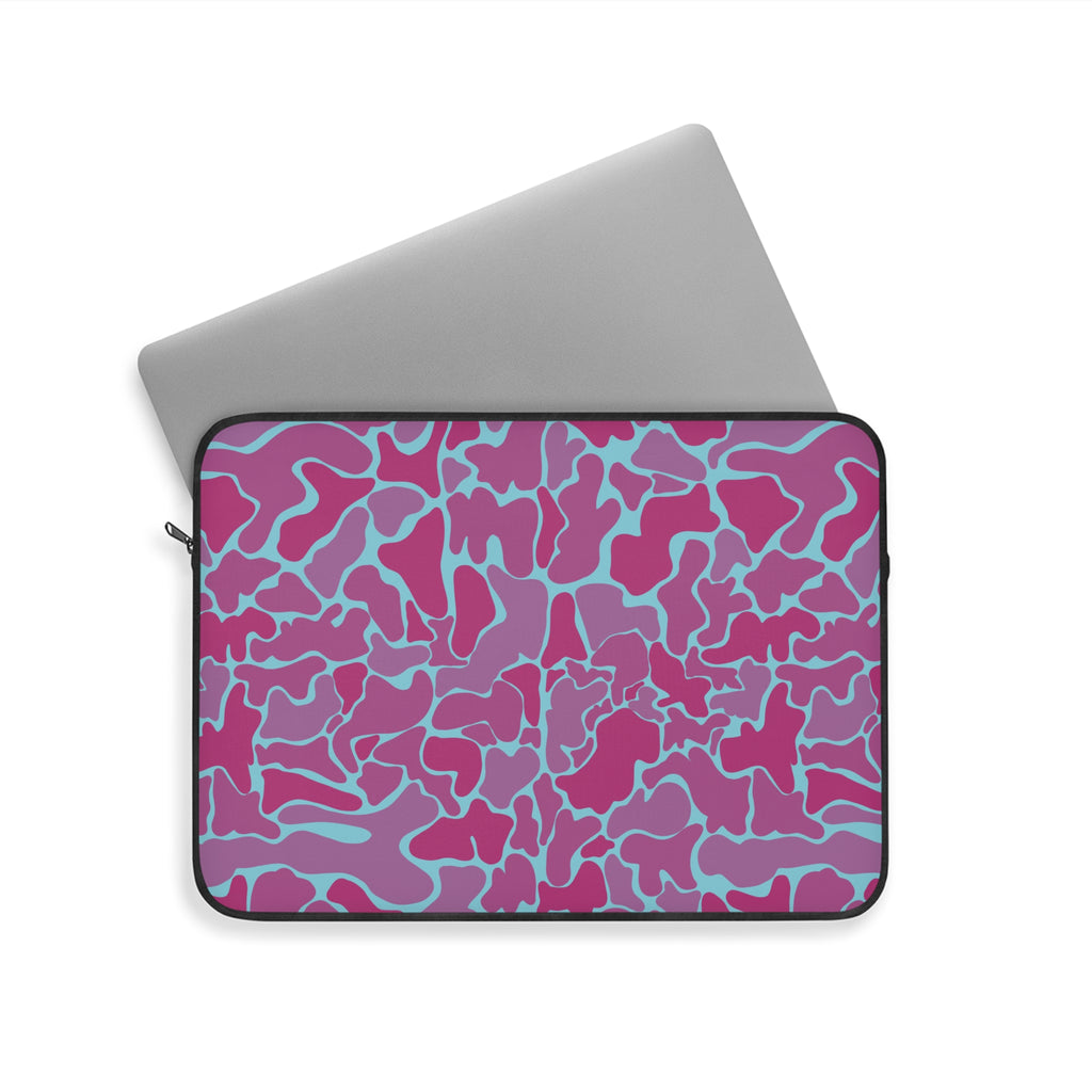 Pink Purple Camo Laptop Sleeve