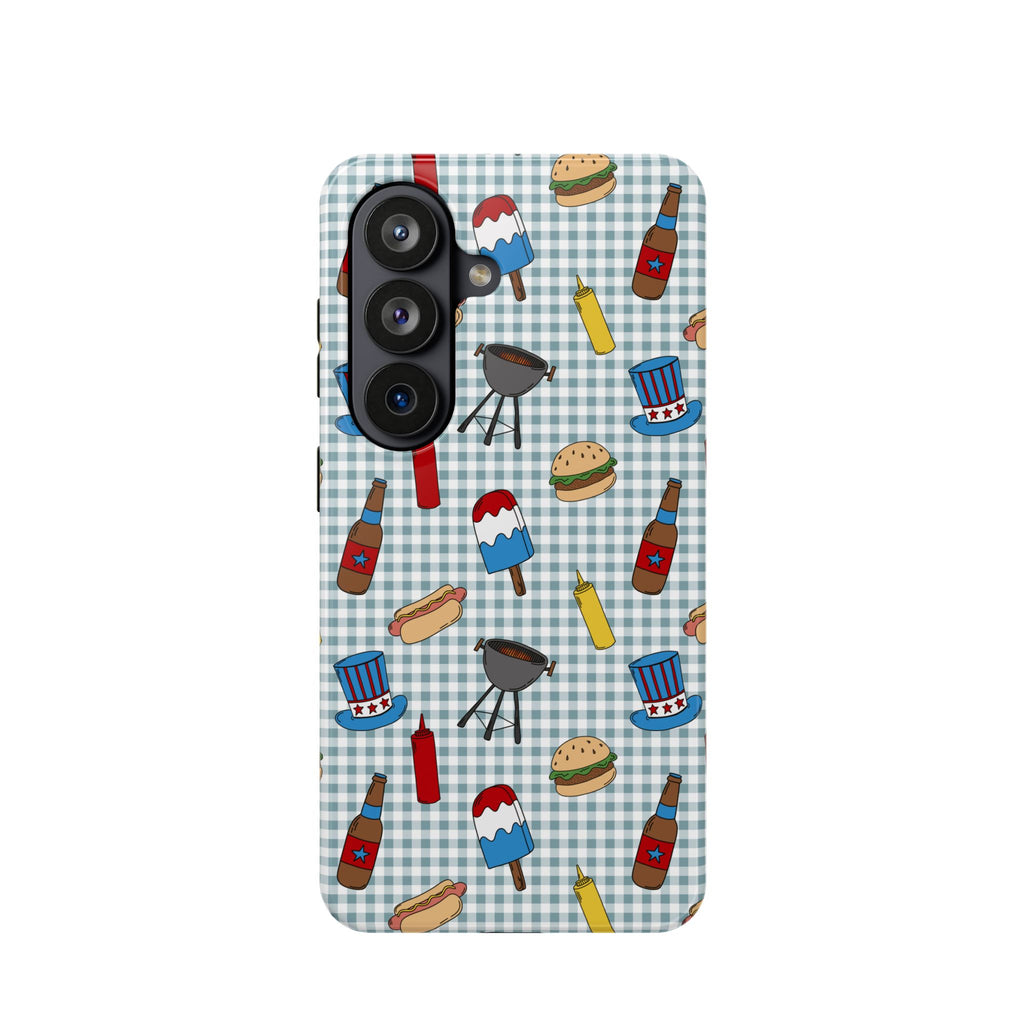 Patriotic BBQ Magnetic Impact-Resistant Case