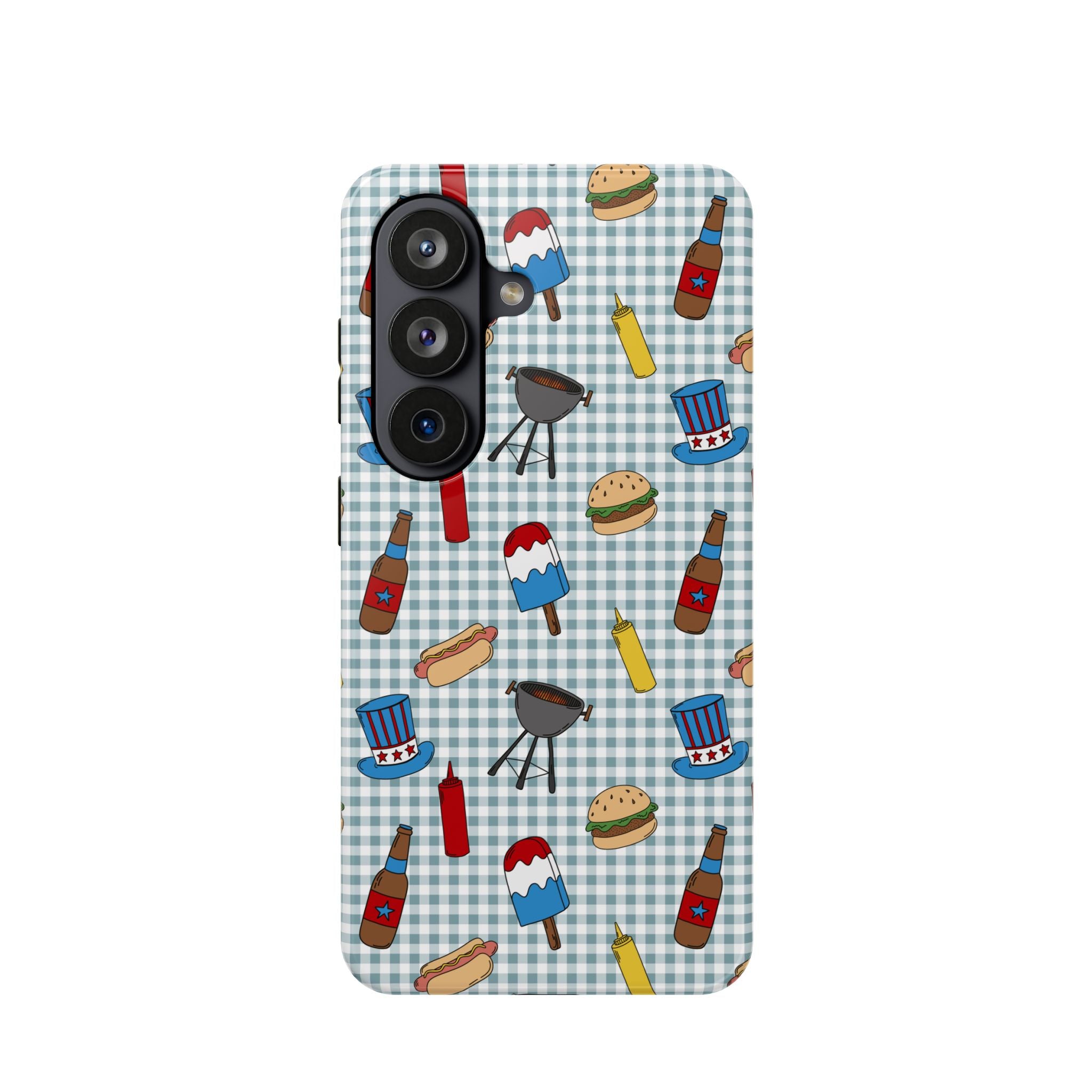 Patriotic BBQ Magnetic Impact-Resistant Case