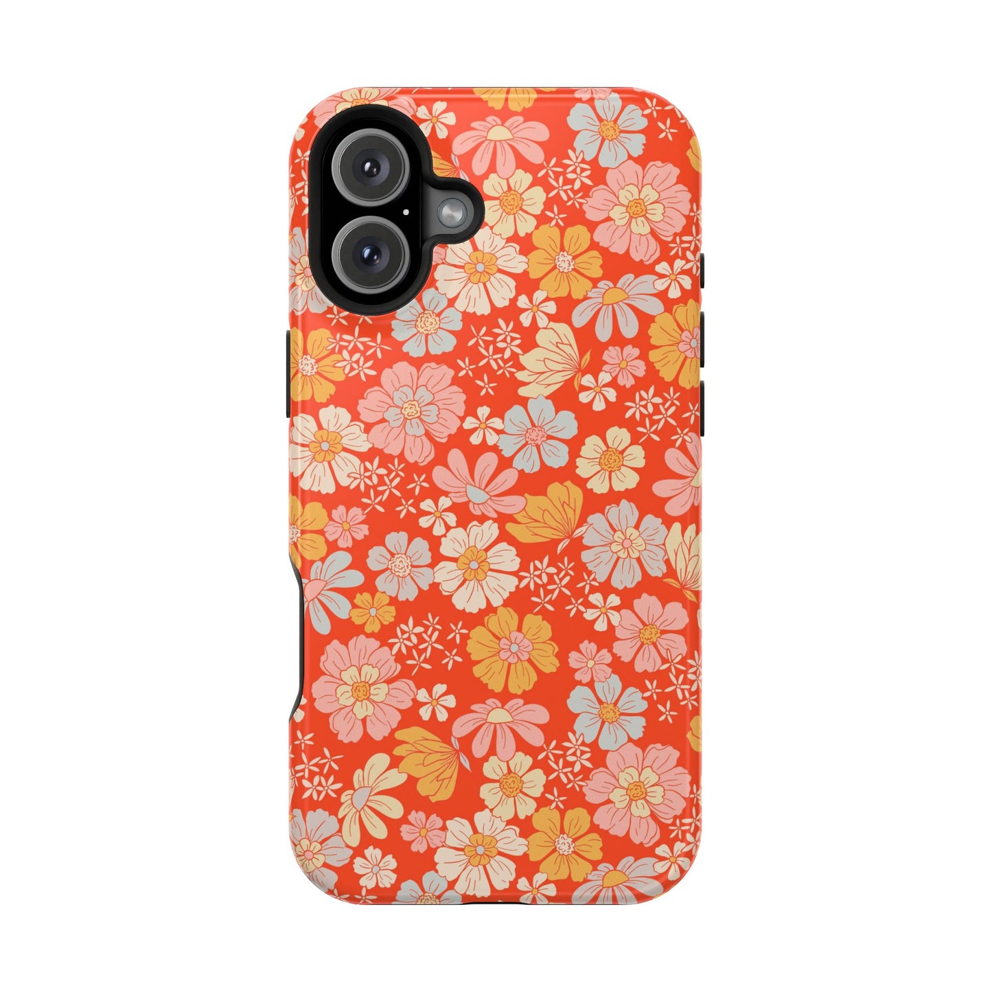 Dainty Retro Summer Floral Magnetic Phone Case