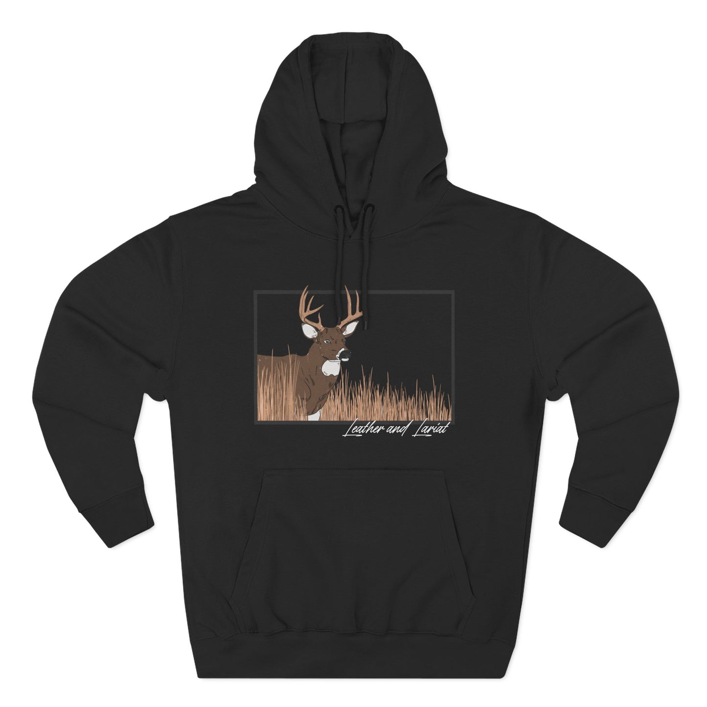 Deer Scene Hoodie Graphic Pullover