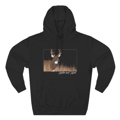 Deer Scene Hoodie Graphic Pullover