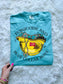 Turquoise And Blue Collar Boys Yellow Hard Hat Comfort Colors® Graphic Tee