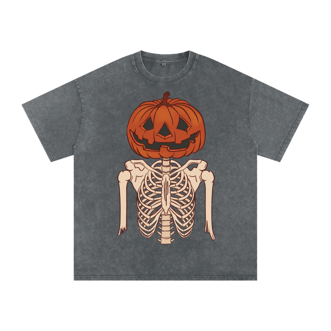 PUMPKIN BONES WASHED OVERSIZED TEE