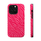 Pink Zebra Magnetic Impact-Resistant Phone Case