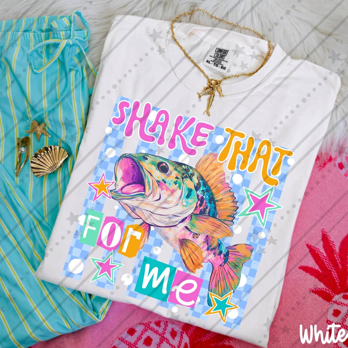 SHAKE THAT BASS FOR ME COMFORT COLOR TEE