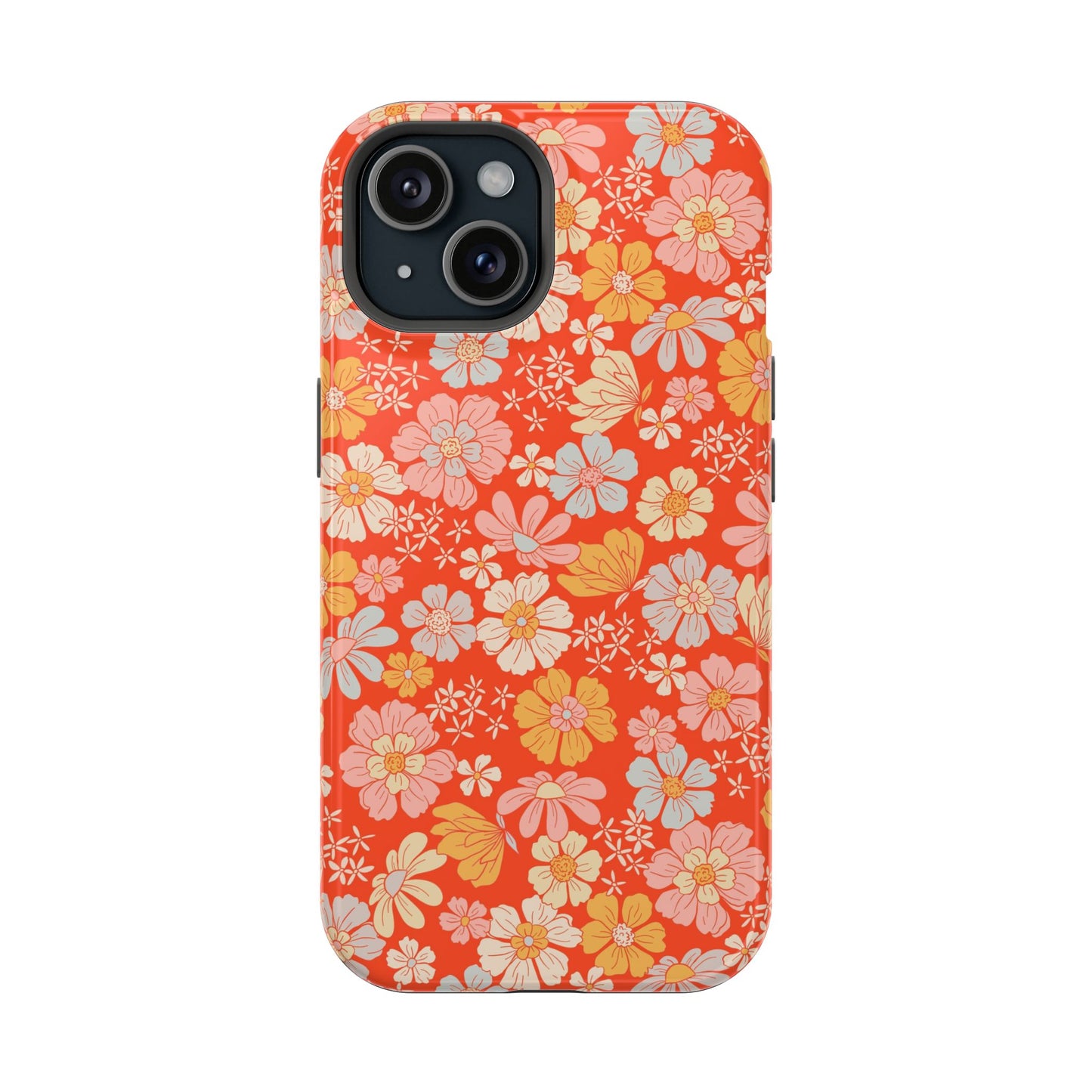 Dainty Retro Summer Floral Magnetic Phone Case