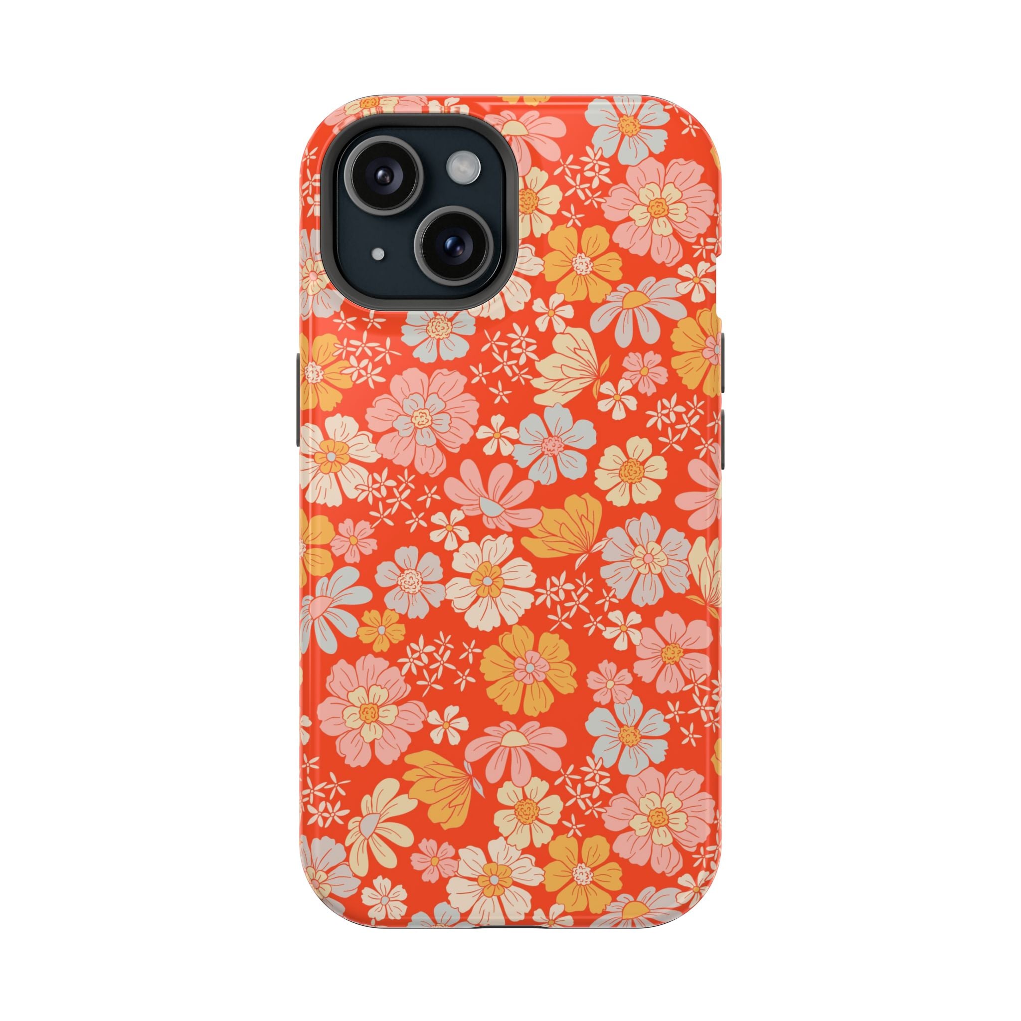 Dainty Retro Summer Floral Magnetic Phone Case