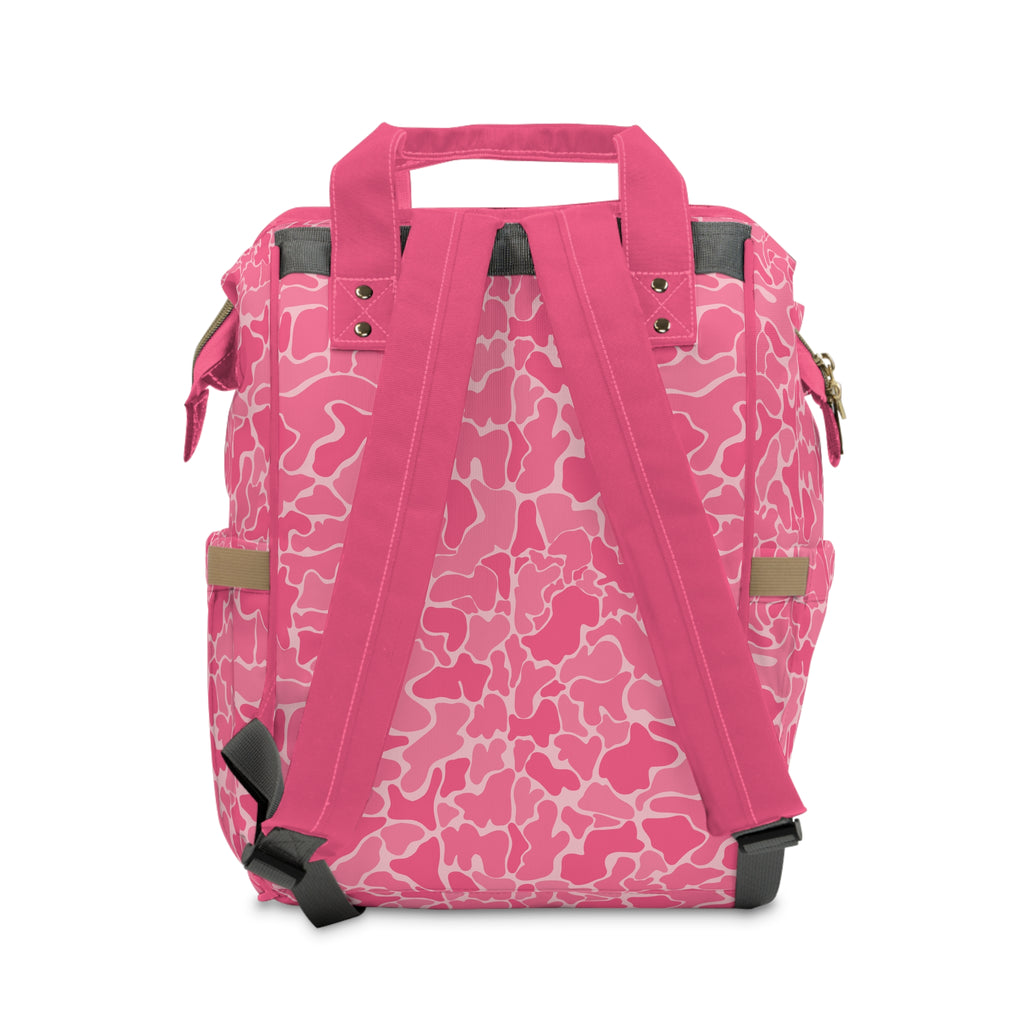 Pink Camo Multifunctional Diaper Backpack
