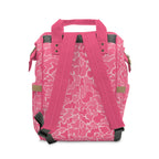 Pink Camo Multifunctional Diaper Backpack