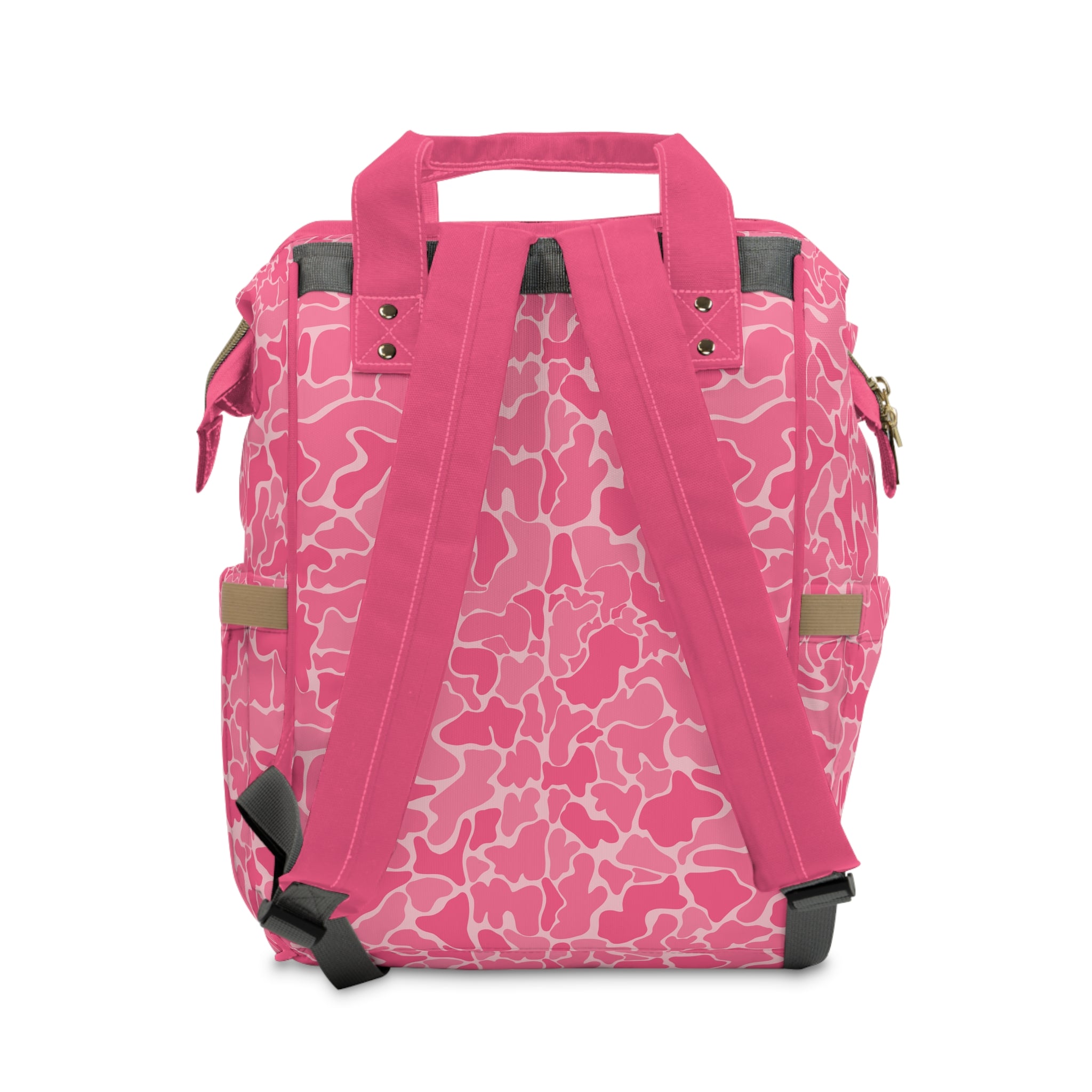 Pink Camo Multifunctional Diaper Backpack