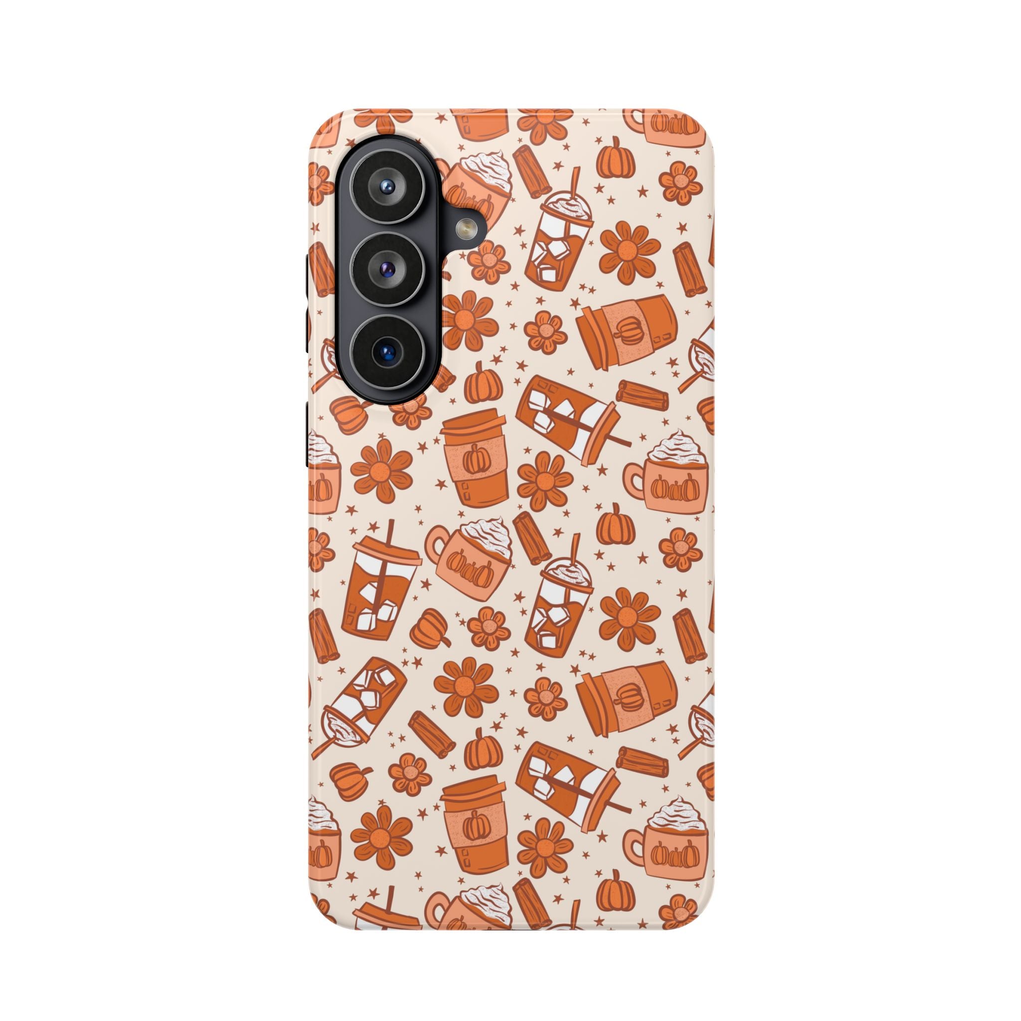 Autumn Coffee Pattern Magnetic Impact-Resistant Phone Case
