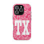 Pink Camo Shes From Texas Magnetic Impact-Resistant Phone Case
