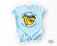 Turquoise And Blue Collar Boys Yellow Hard Hat Comfort Colors® Graphic Tee