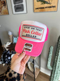 Pink Collar Dollar Trucker Hat (Multiple Color Options)
