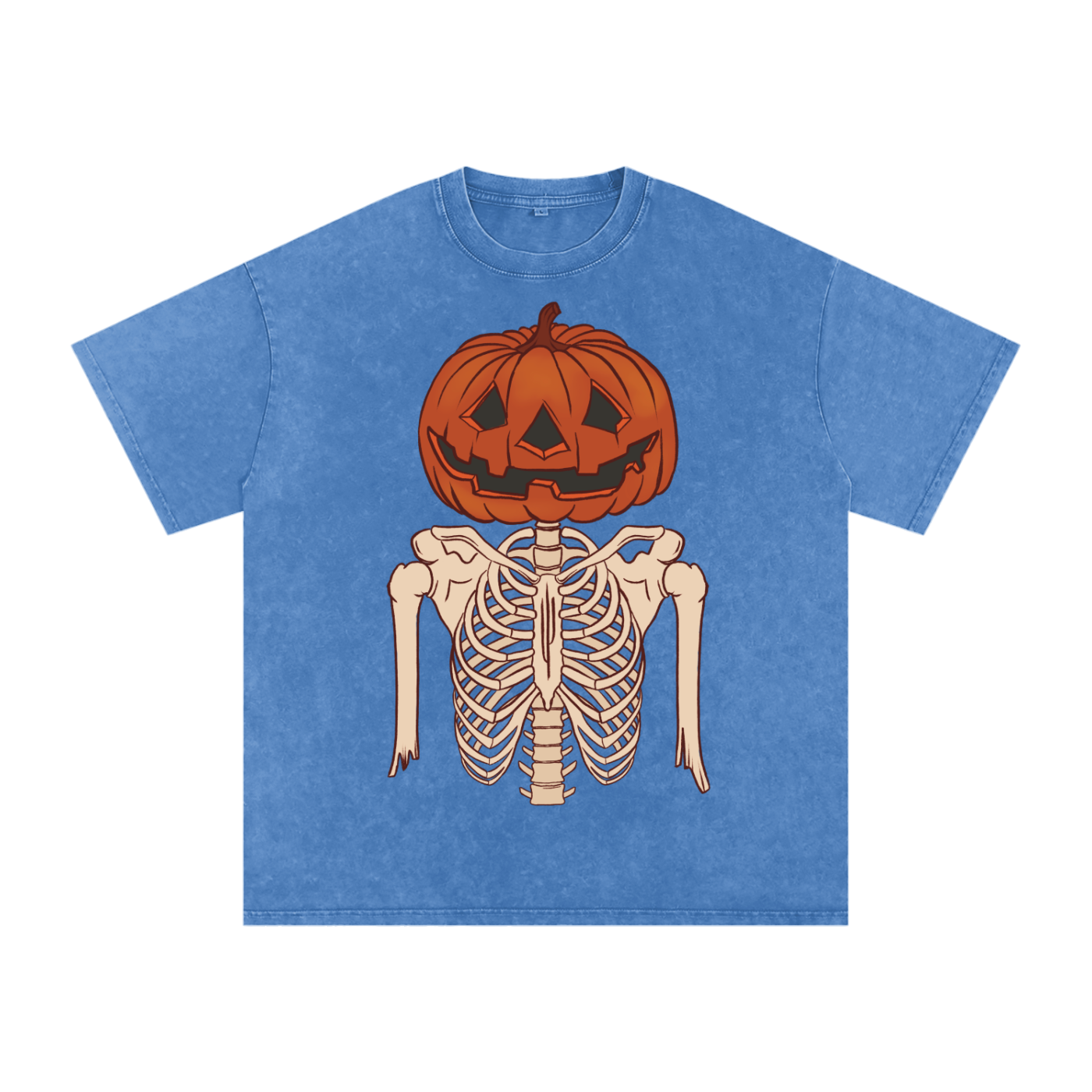 PUMPKIN BONES WASHED OVERSIZED TEE