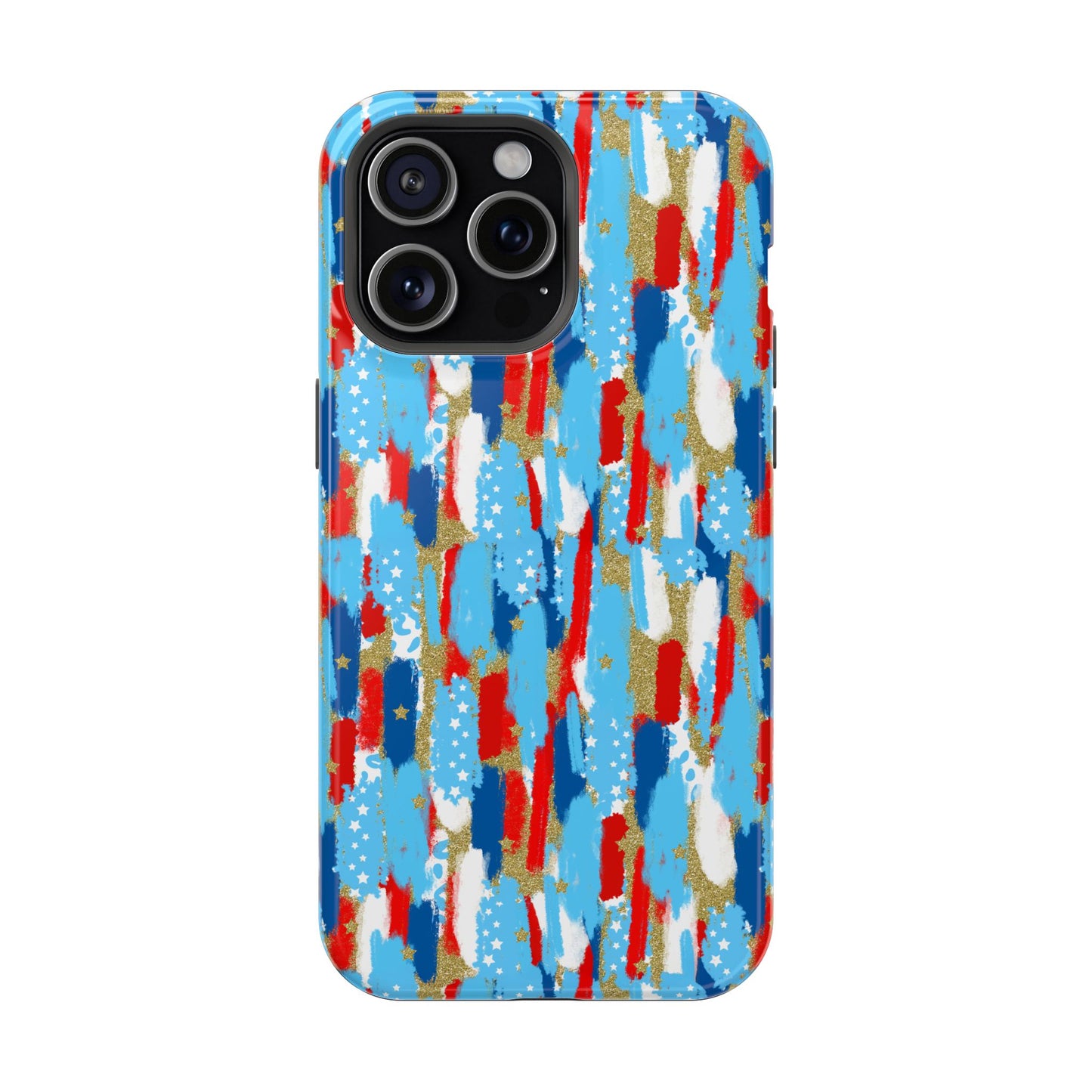 Patriotic Brushstroke Magnetic Impact-Resistant Phone Case