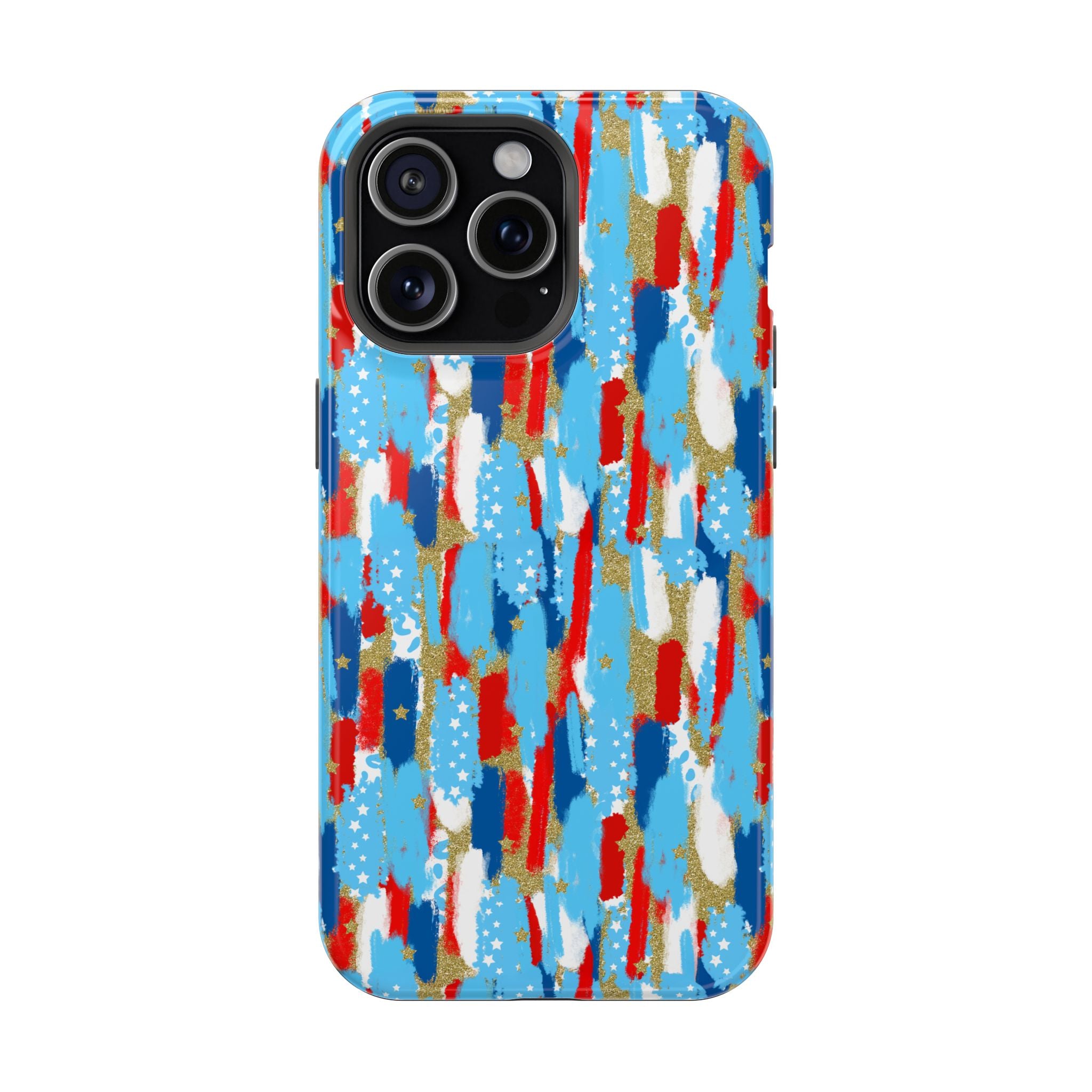 Patriotic Brushstroke Magnetic Impact-Resistant Phone Case
