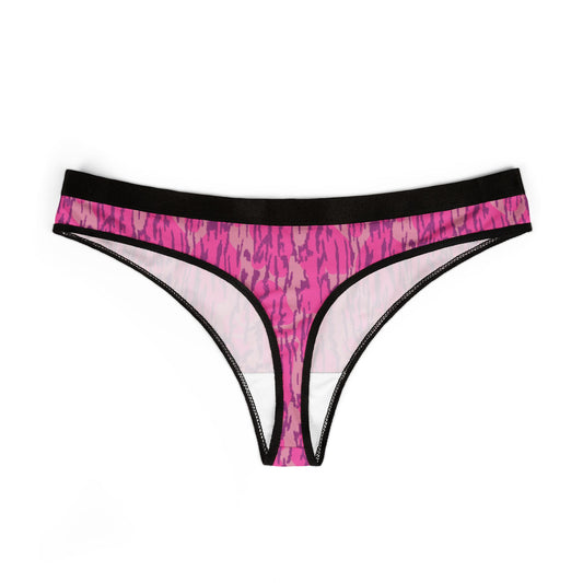 Pink Bottomland Camo Thong