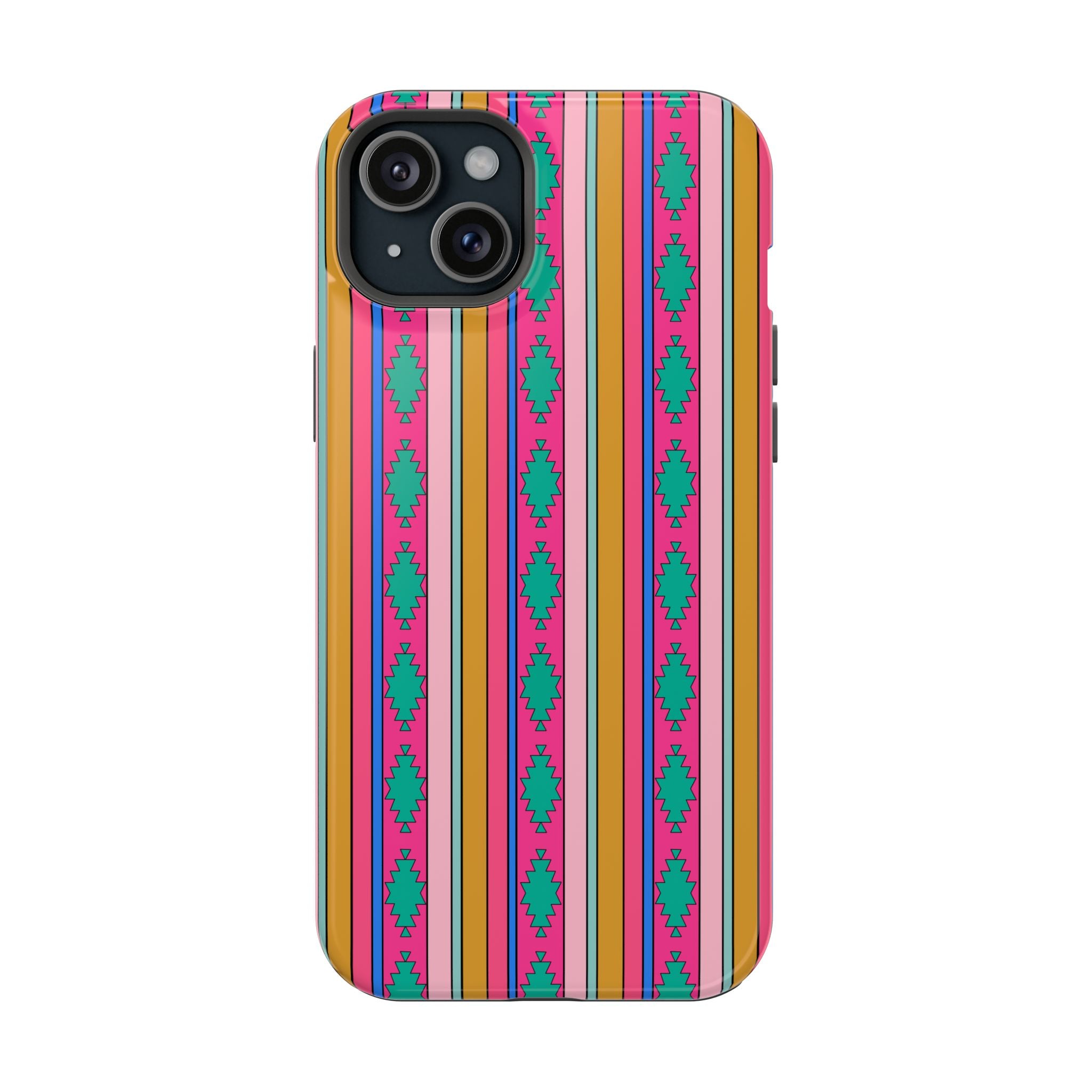 90’s western inspired Stripe Magnetic Impact Phone Case