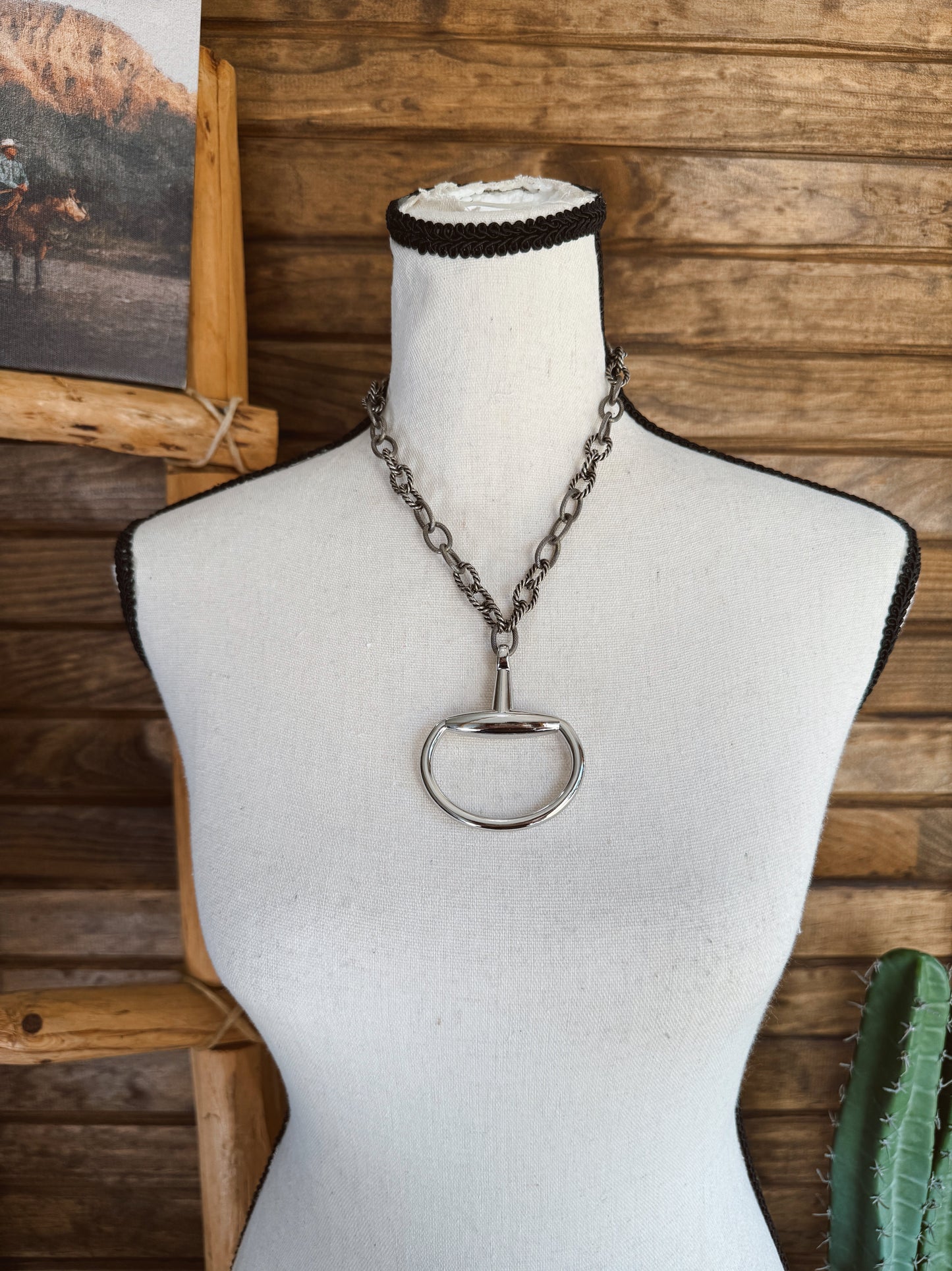 THE HALF BIT NECKLACE - SILVER