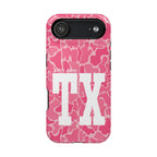 Pink Camo Shes From Texas Magnetic Impact-Resistant Phone Case