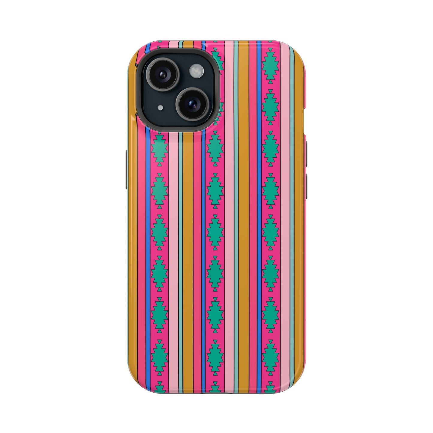 90’s western inspired Stripe Magnetic Impact Phone Case
