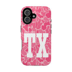 Pink Camo Shes From Texas Magnetic Impact-Resistant Phone Case
