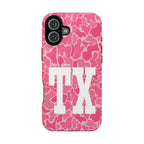 Pink Camo Shes From Texas Magnetic Impact-Resistant Phone Case