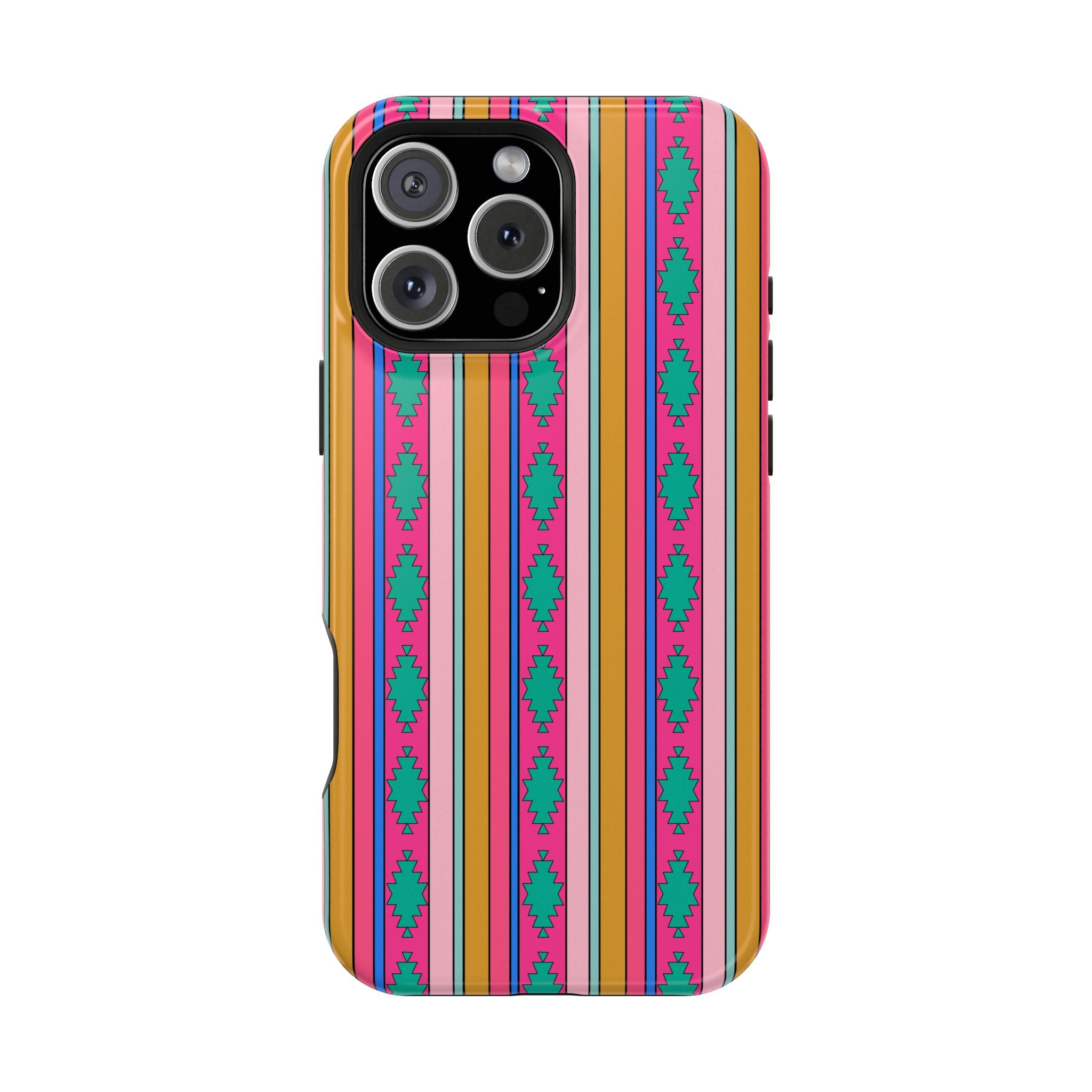 90’s western inspired Stripe Magnetic Impact Phone Case