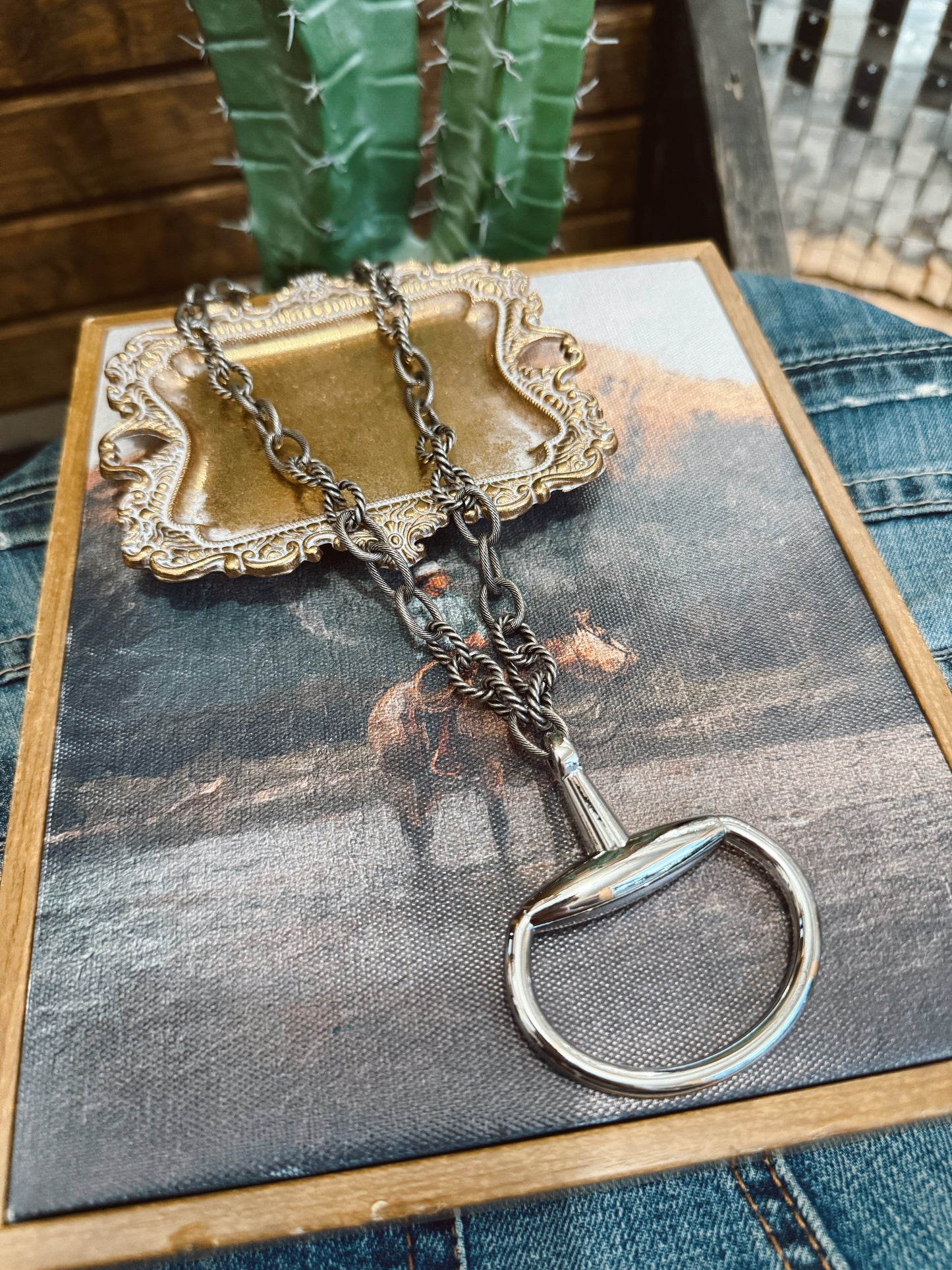 THE HALF BIT NECKLACE - SILVER