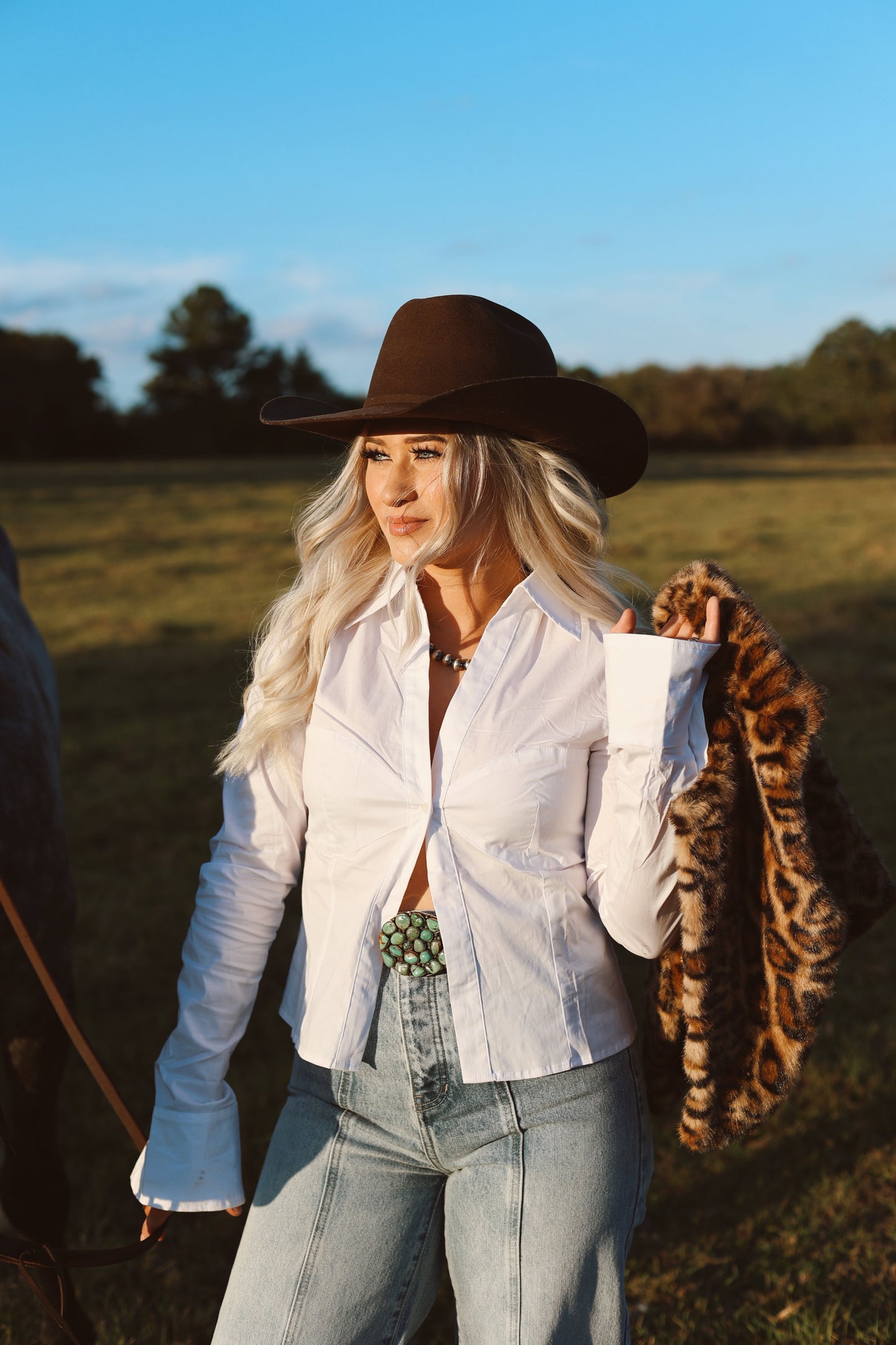 THE LEOPARD FUR VEST