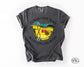 Turquoise And Blue Collar Boys Yellow Hard Hat Comfort Colors® Graphic Tee