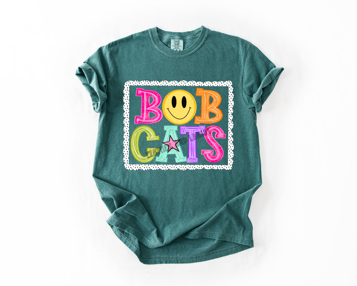 PREPPY BOBCATS GAME DAY COMFORT COLORS TEE