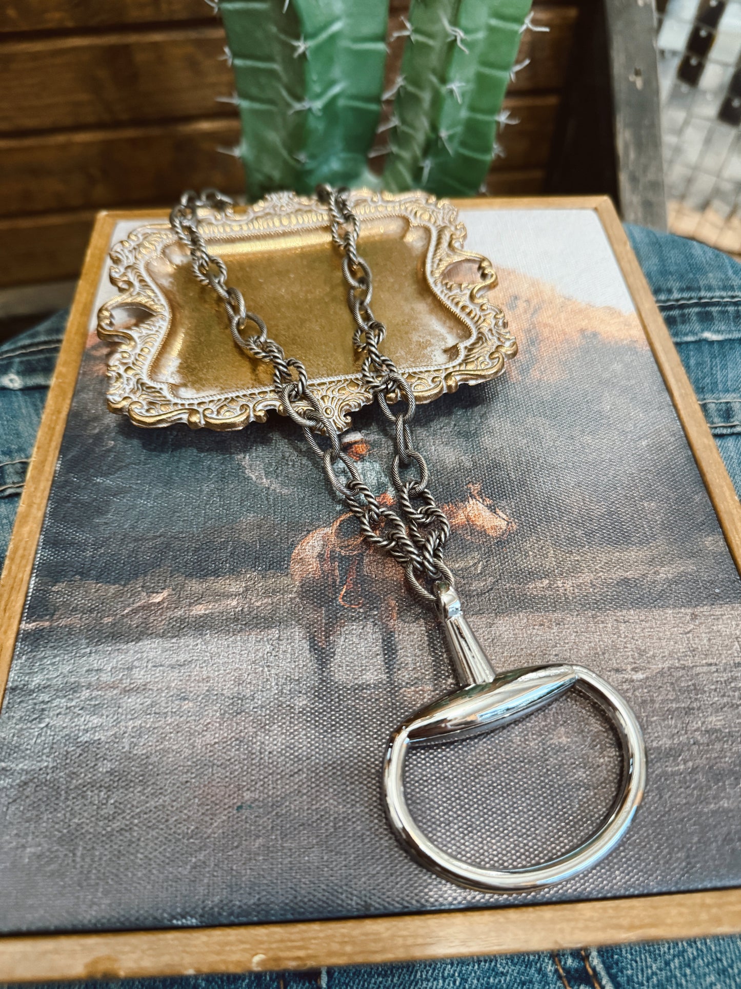 THE HALF BIT NECKLACE - SILVER