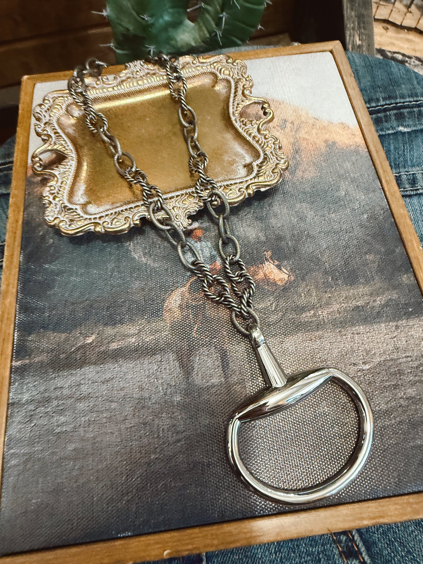 THE HALF BIT NECKLACE - SILVER