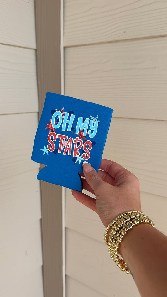 OH MY STARS CAN KOOZIE