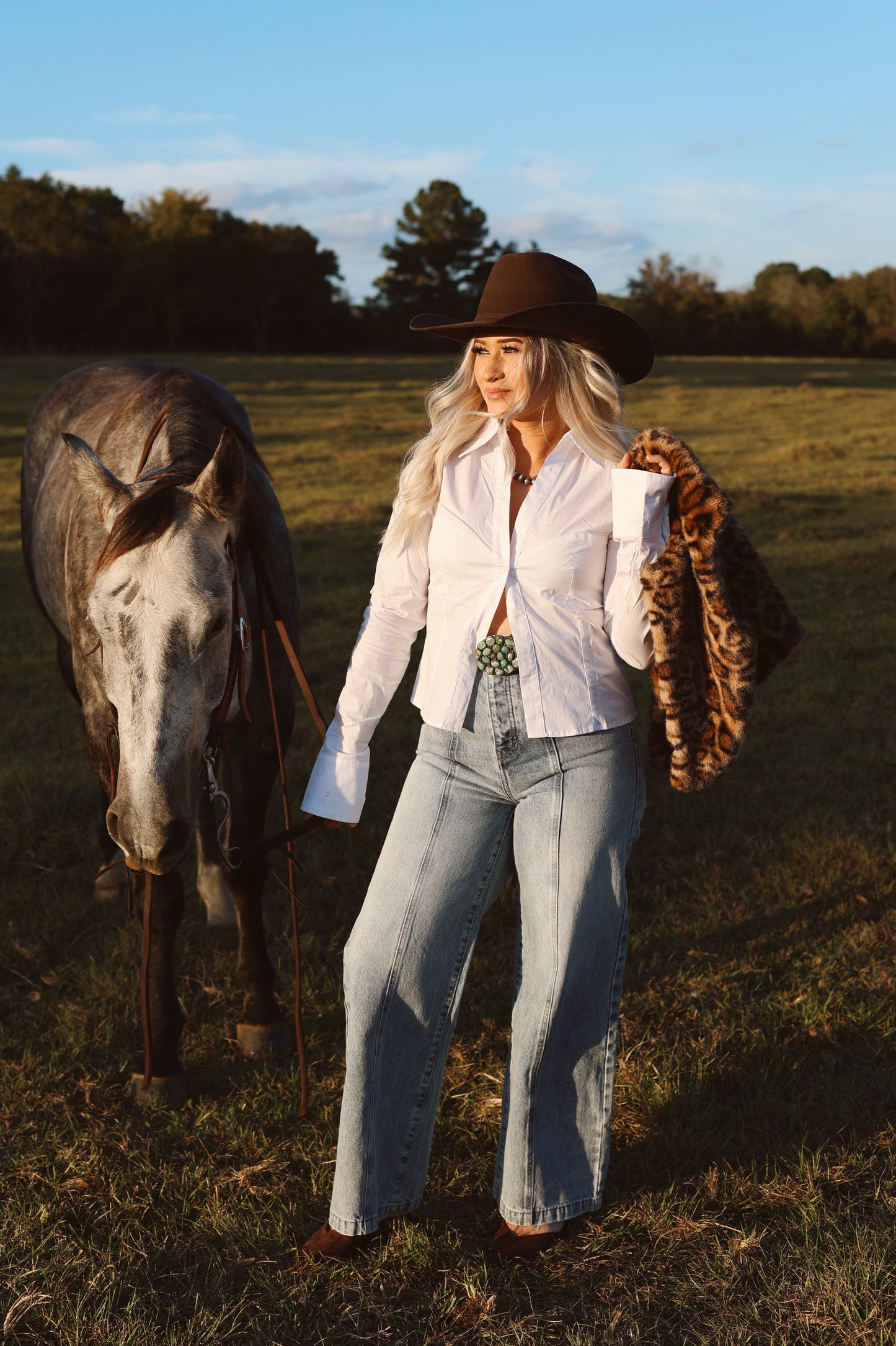 THE LEOPARD FUR VEST