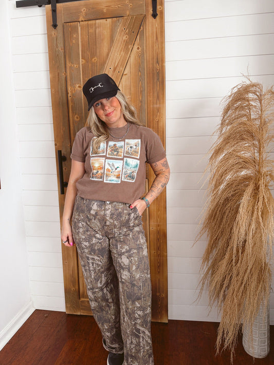 HUNTER STAMP COLLAGE