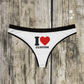 I ❤️ Custom Women's Thong