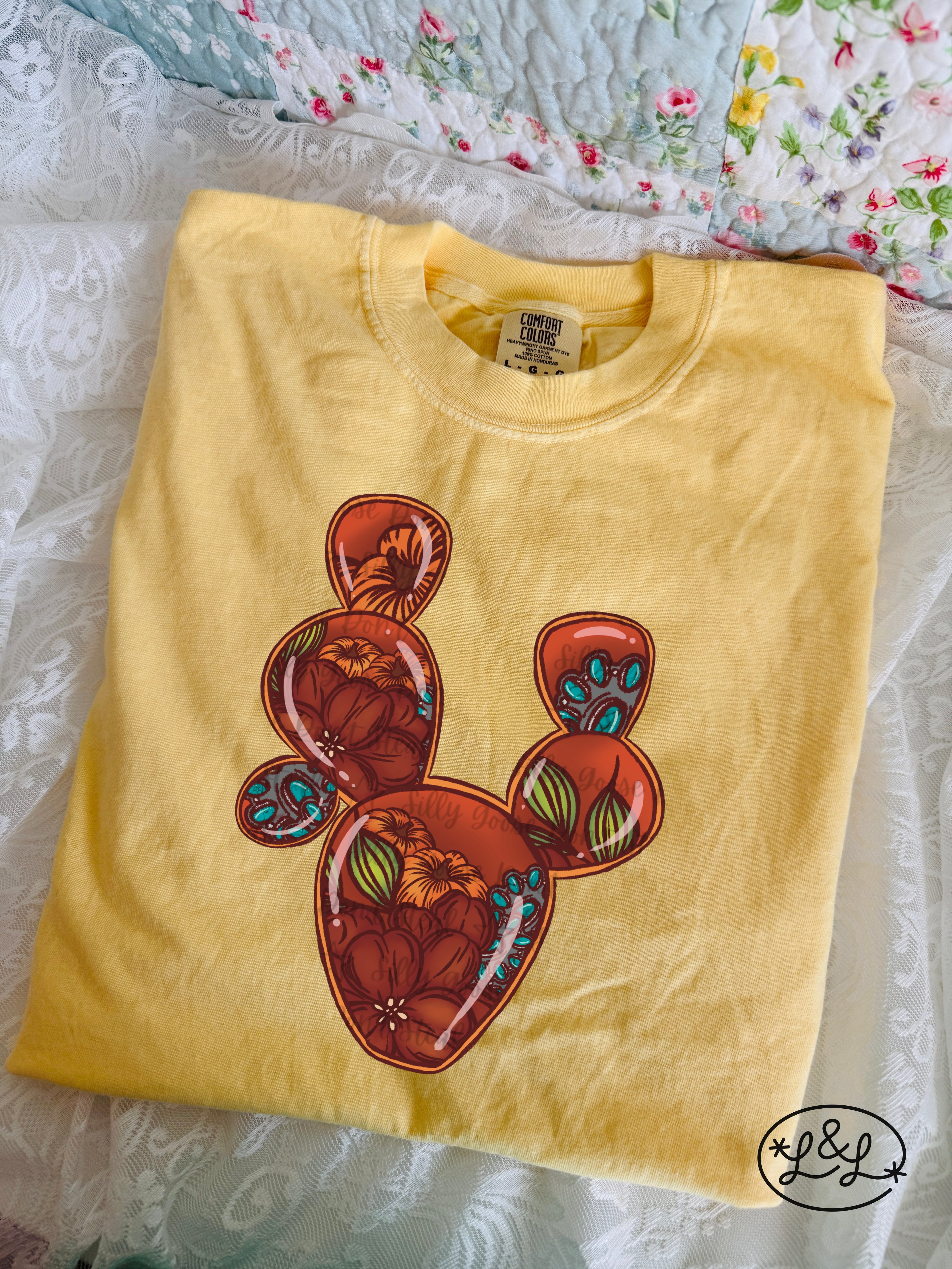 Fall Cactus Comfort Colors Tee