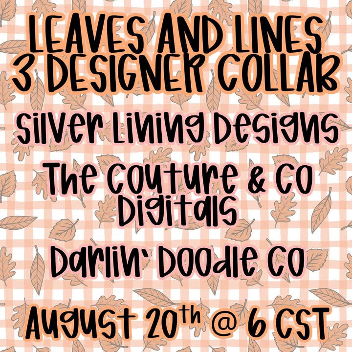 LEAVES AND LINES COLLAB - LIMITED - 3 DESIGNERS