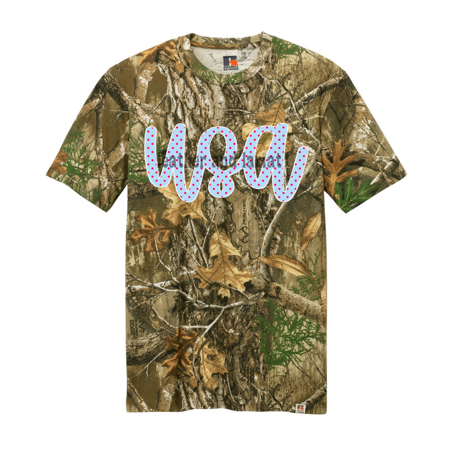 USA POLKADOT CAMO TEE
